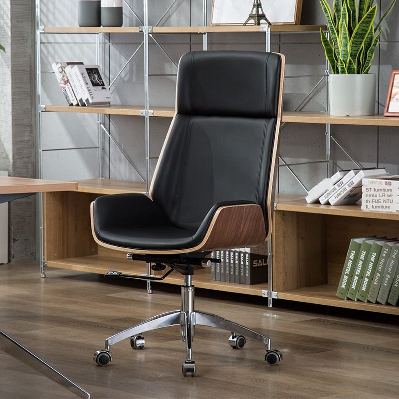 Happy Eulogy Nordic Office Boss Chair Modern Minimalist 