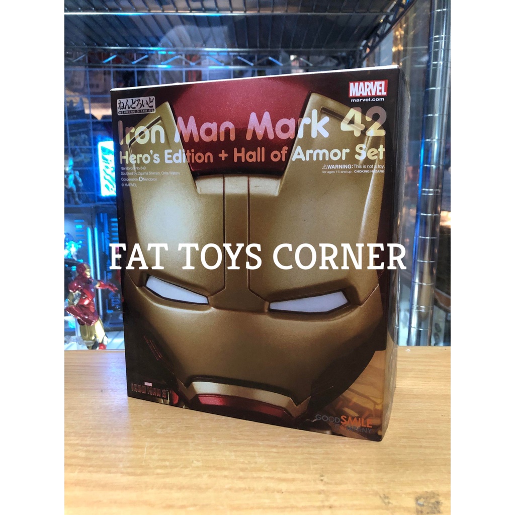 The Avengers 349# Tony Stark Q Ver Figure MK42 Iron Man Toy 