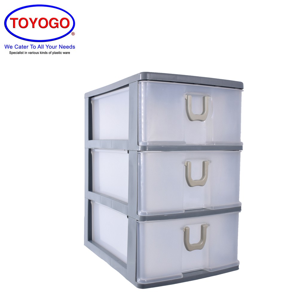 Toyogo Plastic A4 Drawer (3 Tier) (4023) Shopee Singapore