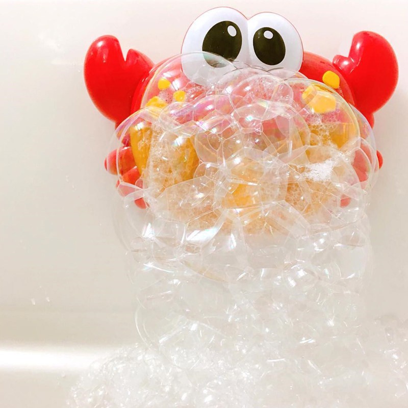 fun bubble crab bath musical toy