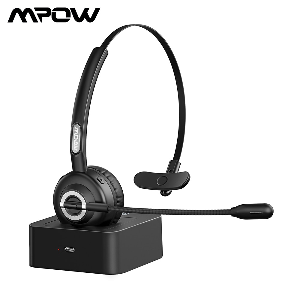 mpow bluetooth headset mute