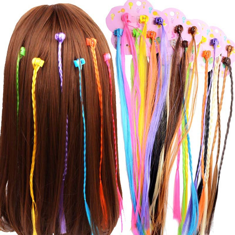 6Pcs Small Claw Clip Color Wig Twist Braid DIY Hair Accessories Curls Straight  Hair New Design | Shopee Singapore