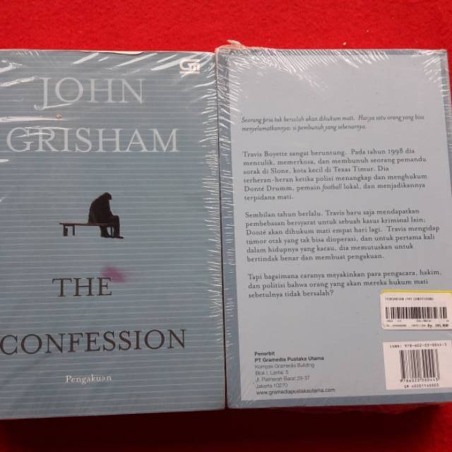 John Grisham Knowledge The Confession Shopee Singapore