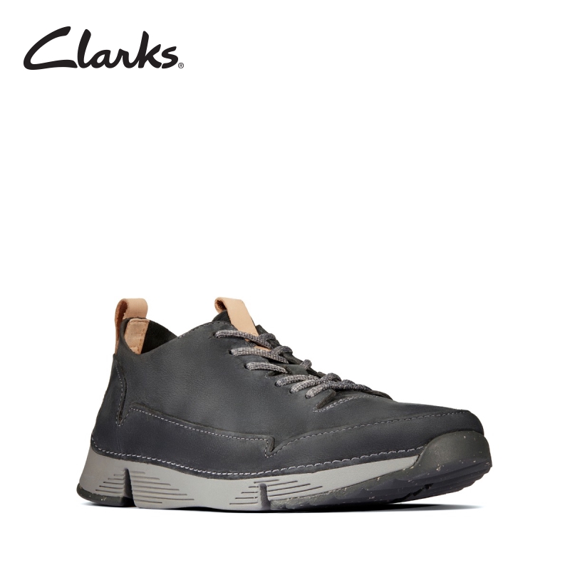clarks grey mens shoes