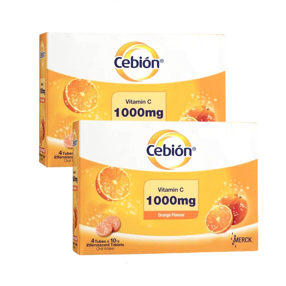 Cebion Vitamin C 1000mg Effervescent Tablets 2 x 40s Shopee Singapore