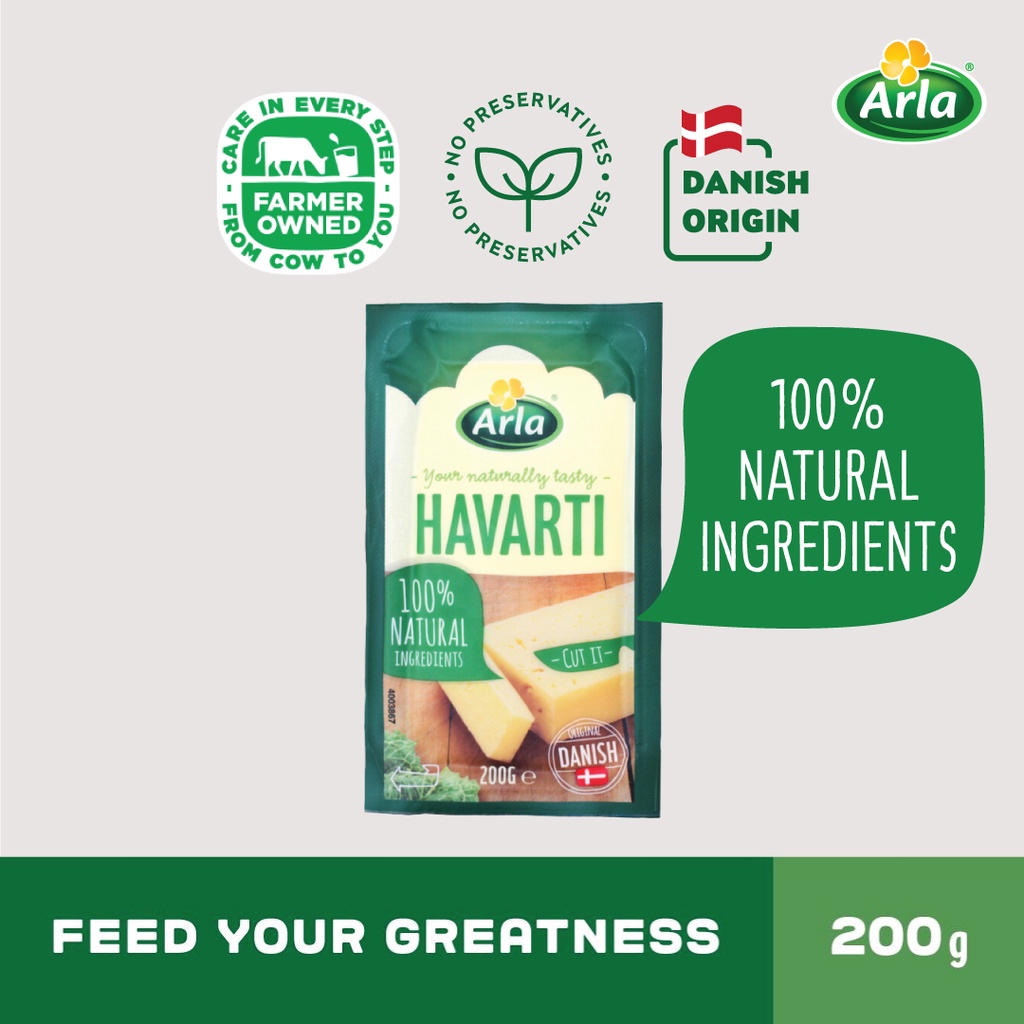 Arla Harvati Cheese Block 200g | Shopee Singapore