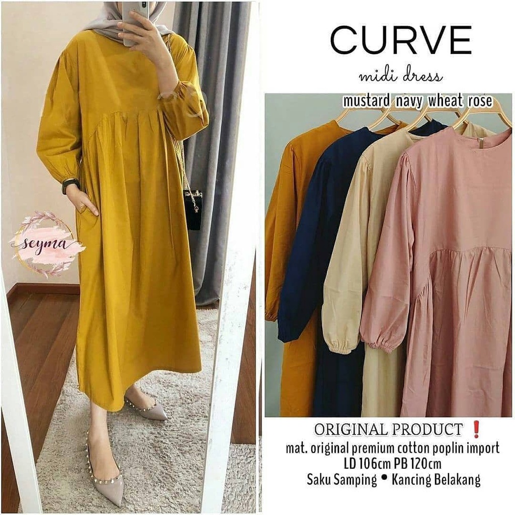 dress hijab shopee