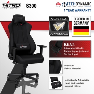 Fast Delivery Nitro Concepts E250 Fabric Gaming Chair Shopee Singapore