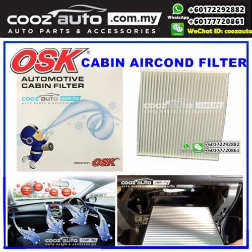 Toyota Hiace 2005 2016 Fortuner 2009 2014 Osk Cabin Aircond Filter Shopee Singapore