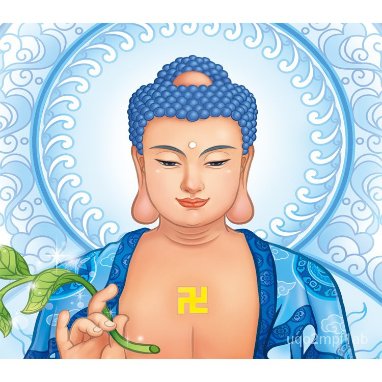 Buddha Statue 南无药师琉璃光如来药师佛东方佛画像佛像画挂画相框水晶摆台佛画 Shopee Singapore