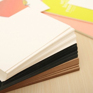 Blank Index Cards in 3 Colors, Blank Kraft Paper Card Word Card Message Card DIY Gift Card White Black Red