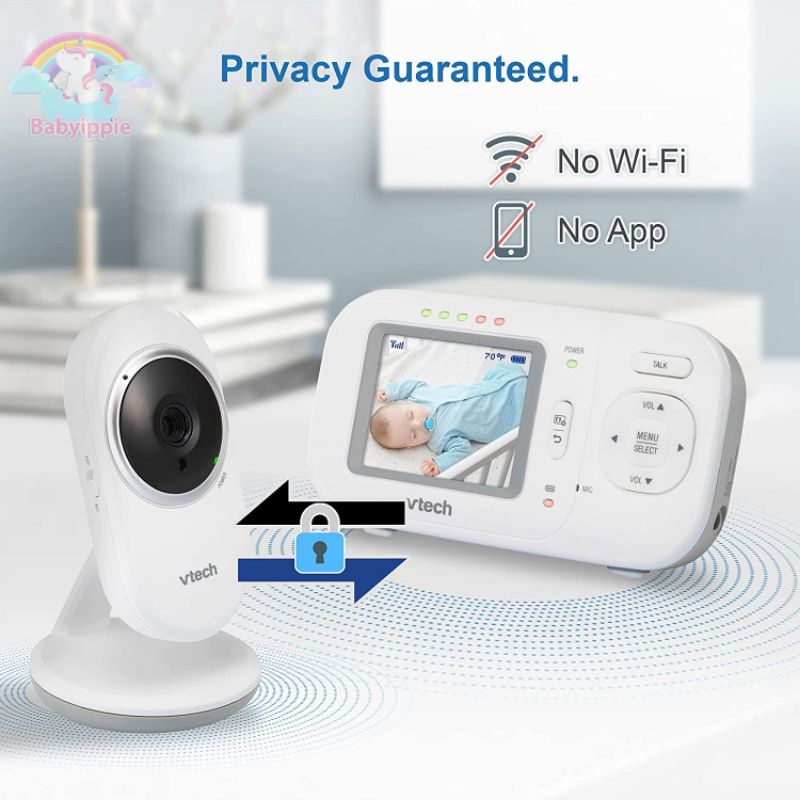 Vtech Digital Video Baby Monitor Vm3 Shopee Singapore