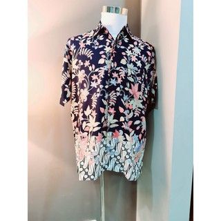 MeN Printed Clothing Shirt  Batik  Casual Short Sleeve Plus 