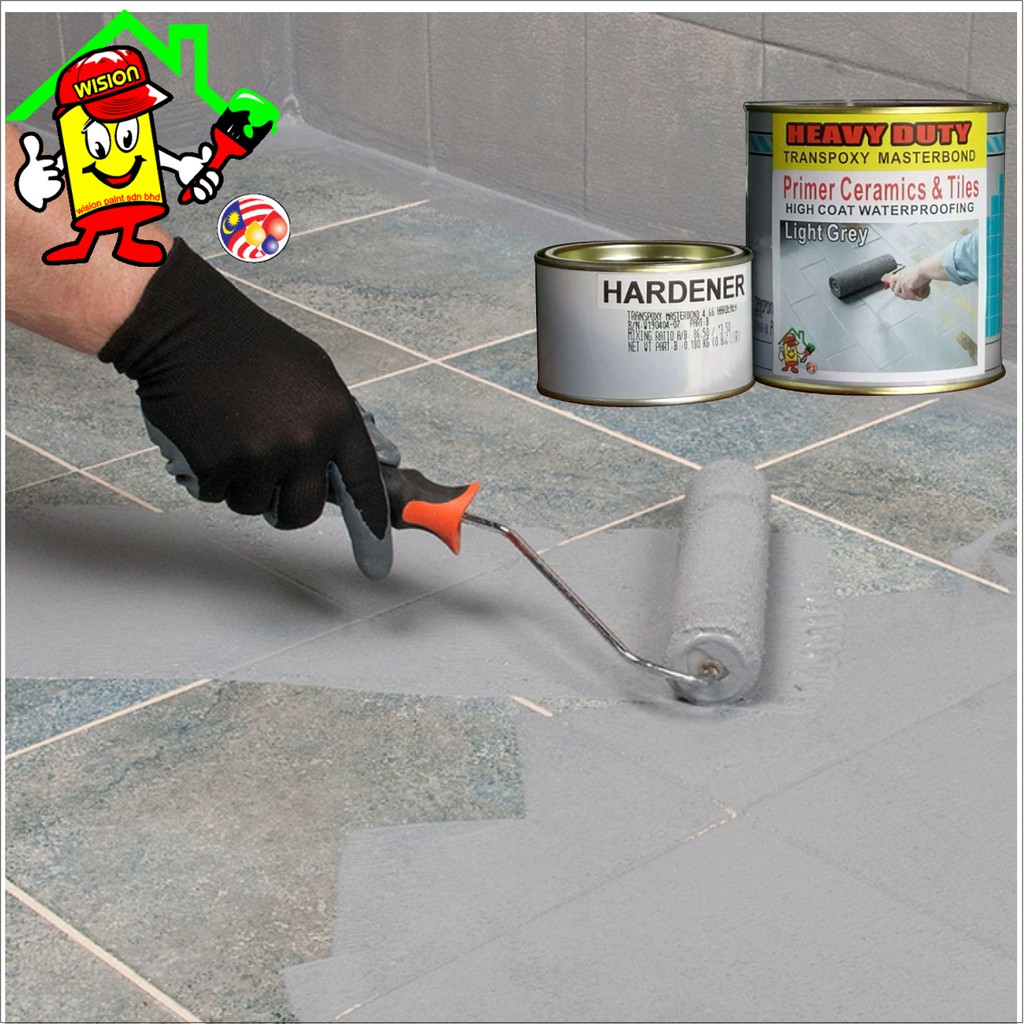 Epoxy Primer / EPOXY undercoat ( 1L ) TILES & CERAMIC HEAVY DUTY PRIMER FLOOR KOSSAN Shopee