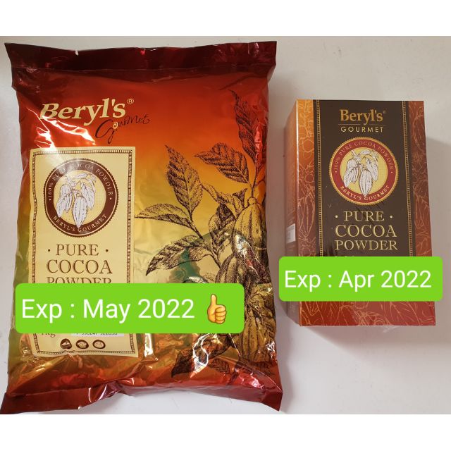 Ready Stock Beryl S Beryls 100 Pure Cocoa Powder Serbuk Koko Coco Cake Kek Hot Chocolate Premium Tepung Shopee Singapore