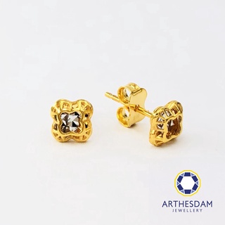 Gold Scale 916 Gold Flower Earrings Shopee Singapore