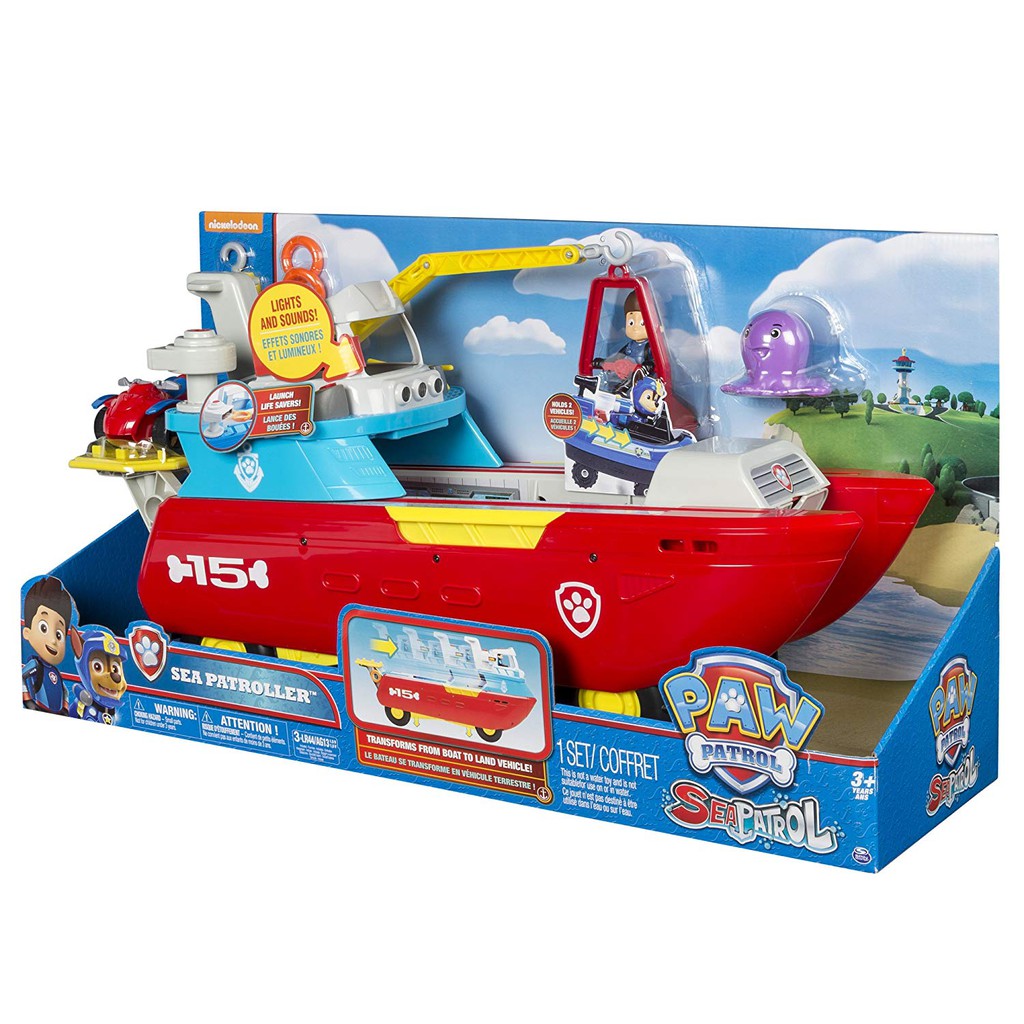 paw patrol sea patroller vehicle