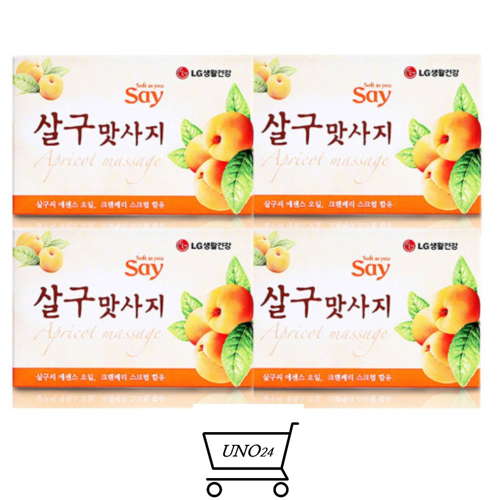 Lg Household Health Care Korea Soap Apricot Massage Soap 100g 4 Shopee Singapore