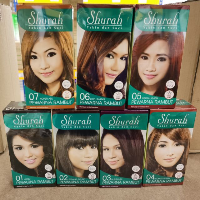 Shurah Hair Dye 40g Shopee Singapore