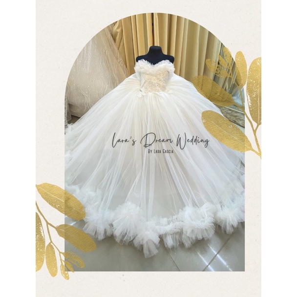 TRENDY Little Bride Gown OFF SHOULDER