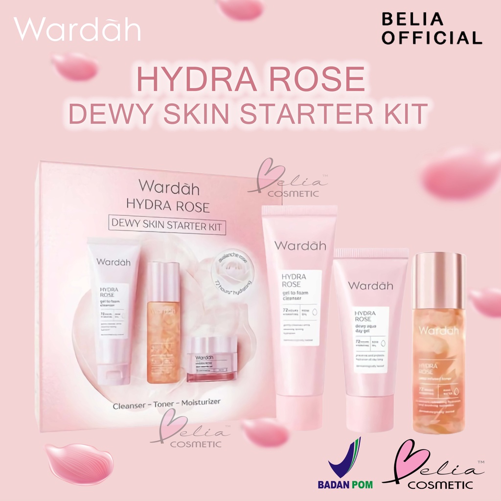 Belia WARDAH Hydra Rose Dewy Skin Starter Kit (BPOM) Shopee Singapore