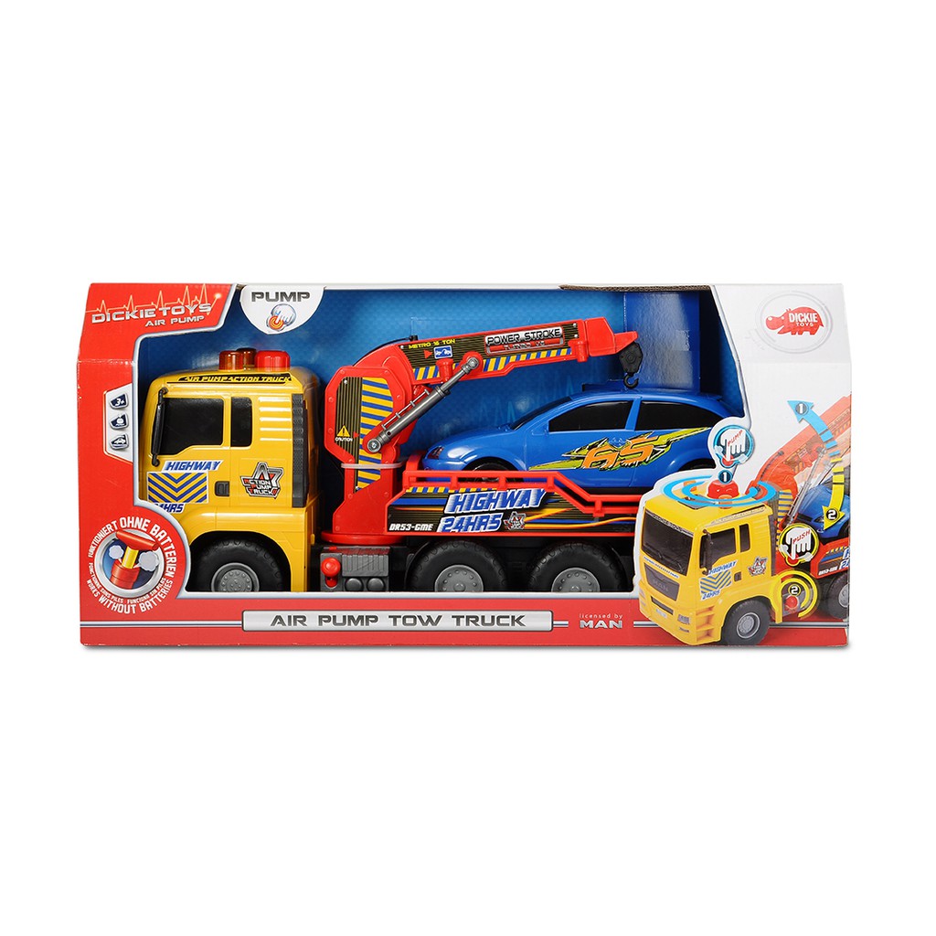 dickie toys air pump tow truck