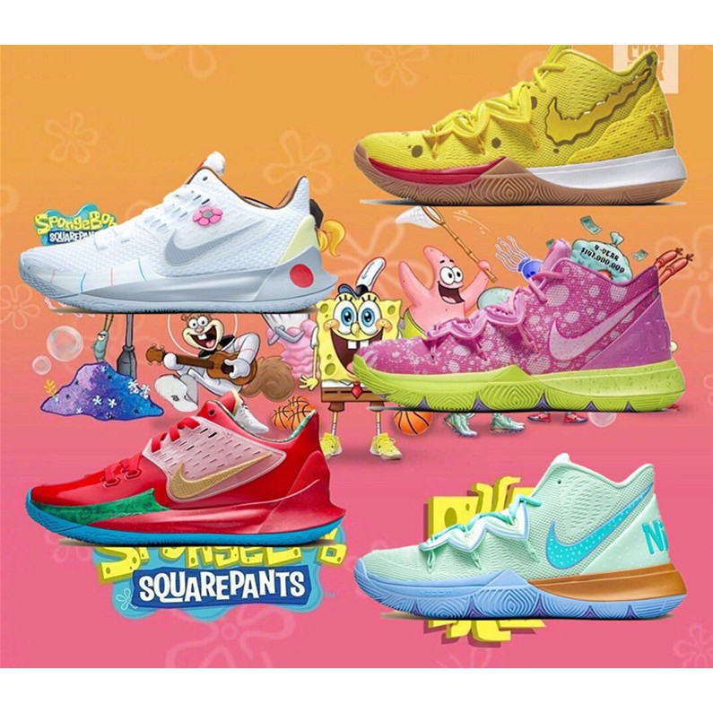 kyrie irving 5 spongebob shoes