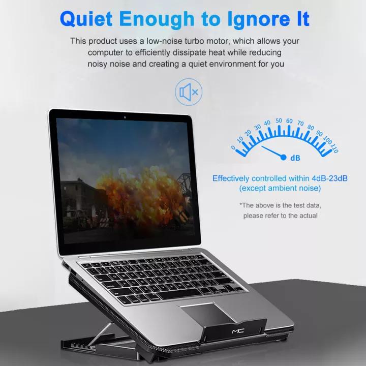 Q100 Laptop Cooler, Laptop Fan Cooler with 2 Fans, Laptop Cooling Pad