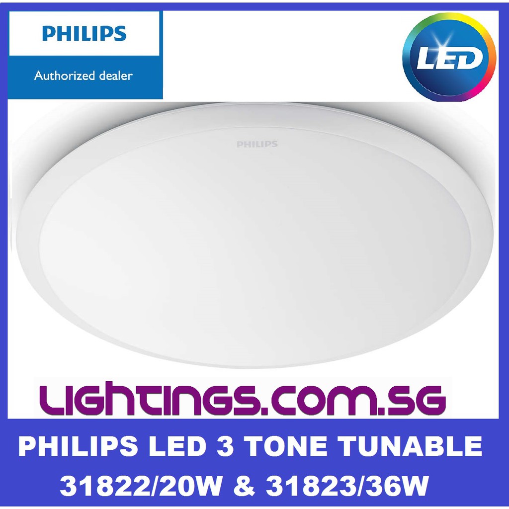 Philips 31822 31823 Led 20w Tunable 3 Tone