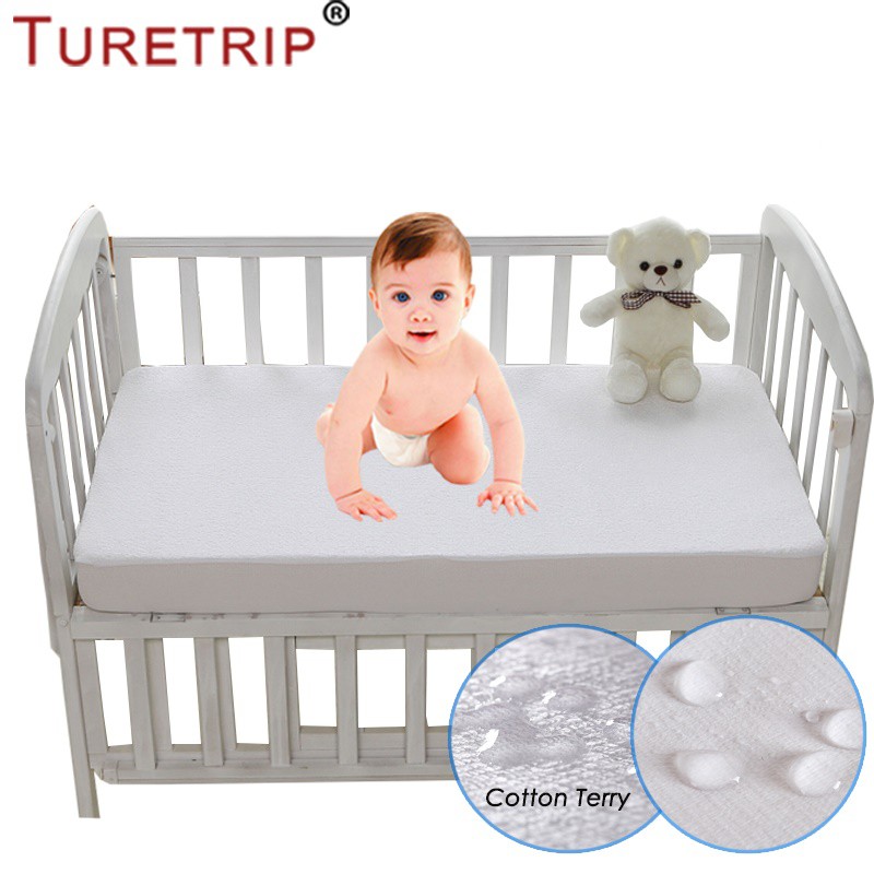 [Ready Stock]Baby Mattress Protector Cotton Terry Waterproof Crib ...