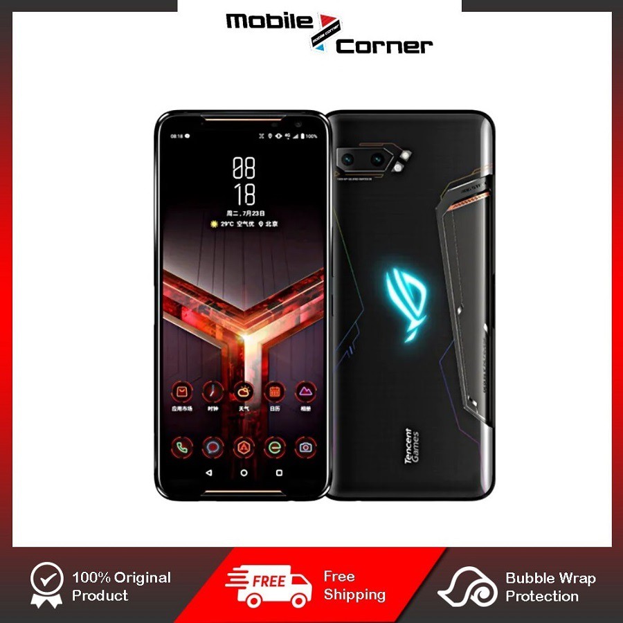 Global Rom Asus Rog Phone 2 512gb Rom 12gb Ram 128gb Rom 8gb Ram Original Import Set Shopee Singapore