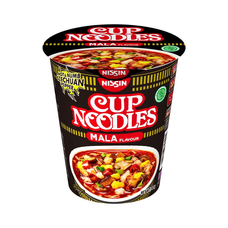 Nissin Cup Noodles Mala Flavour Halal [Japanese] | Shopee Singapore