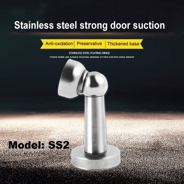 Door Holder Door Stopper Magnetic Stainless Steel Door Holder Shopee Singapore