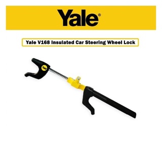 ORIGINAL Yale Car Steering Wheel Lock (Thick, Heavy Duty, Durable) (Prevents Car Theft & Loss Of Vehicle, Non Duplicable