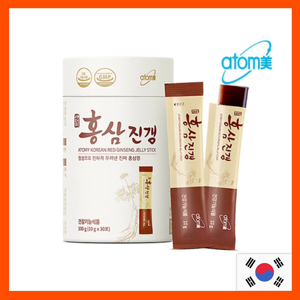 [Atomy] Red Ginseng Jelly Stick 10g x 30EA / Dietary Supplement / Korea
