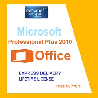 Genuine Office 2010 Key Professional Plus Lifetime