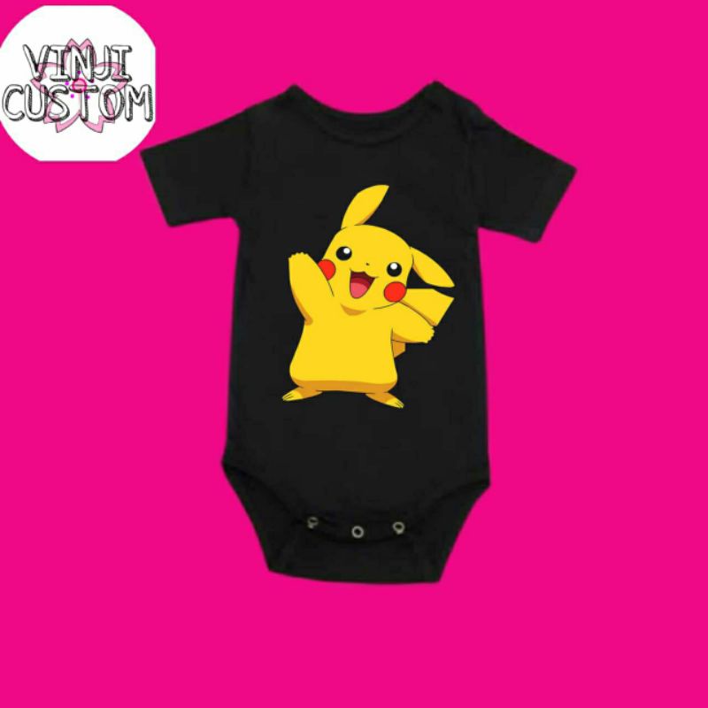 Pokemon baby Shirts POKEMON baby Clothes Jumpers baby kids Short logo