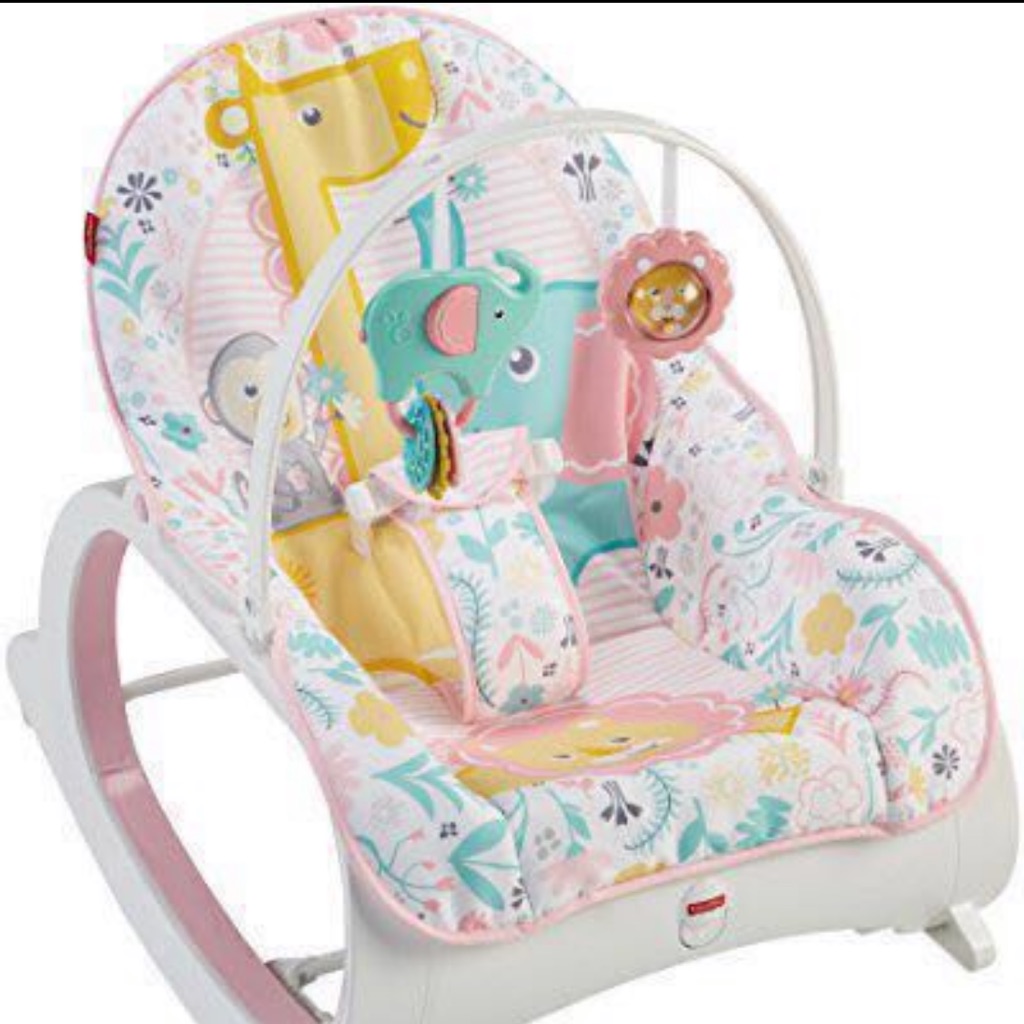 fisher price pink bouncer chair