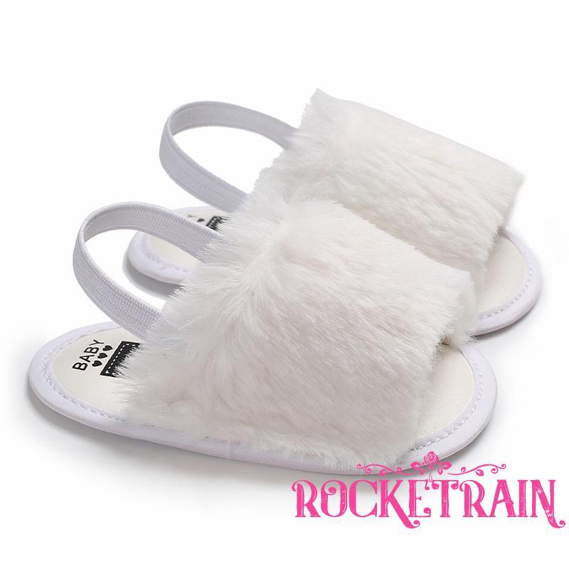 SRO-Infant Baby Girl Summer Sandals Anti-slip Flip-flop Toddler Kids Shoes #3