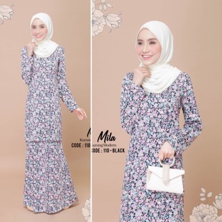  ENGLISH  COTTON   XS S M L XL XXL BAJU  KURUNG  