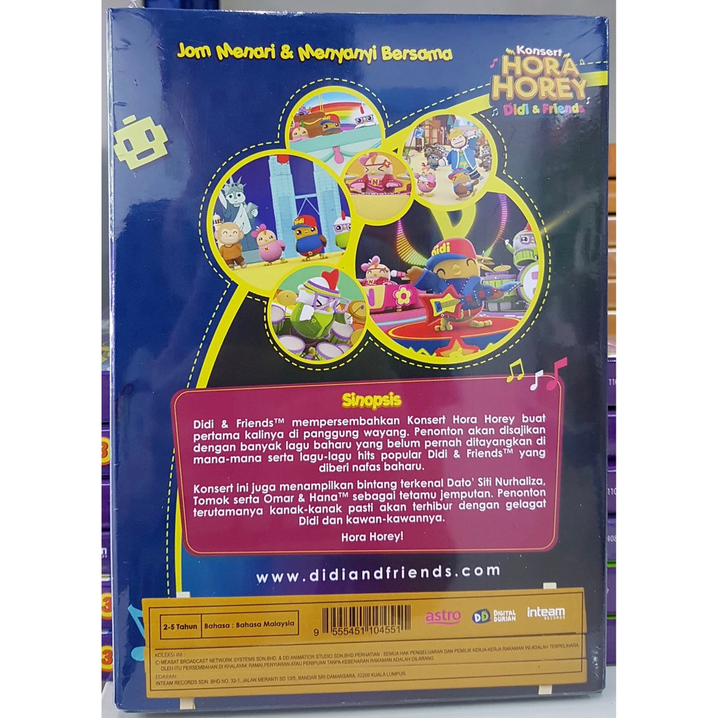 Didi & Friends Konsert Hora Horey Dvd