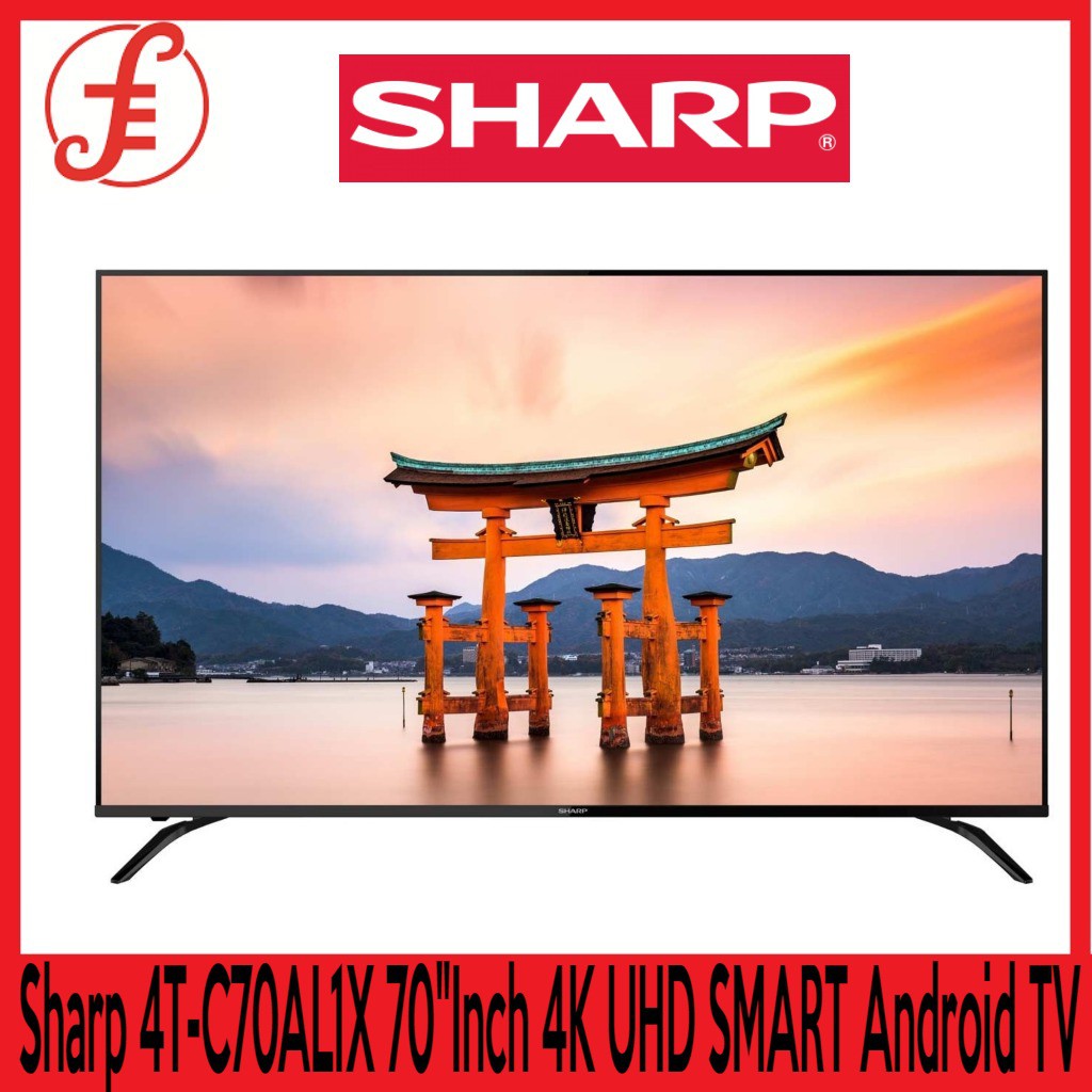 Sharp 4tc70al1x 70 In Ultra Hd 4k Android Tv 4tc70al1x Shopee Singapore