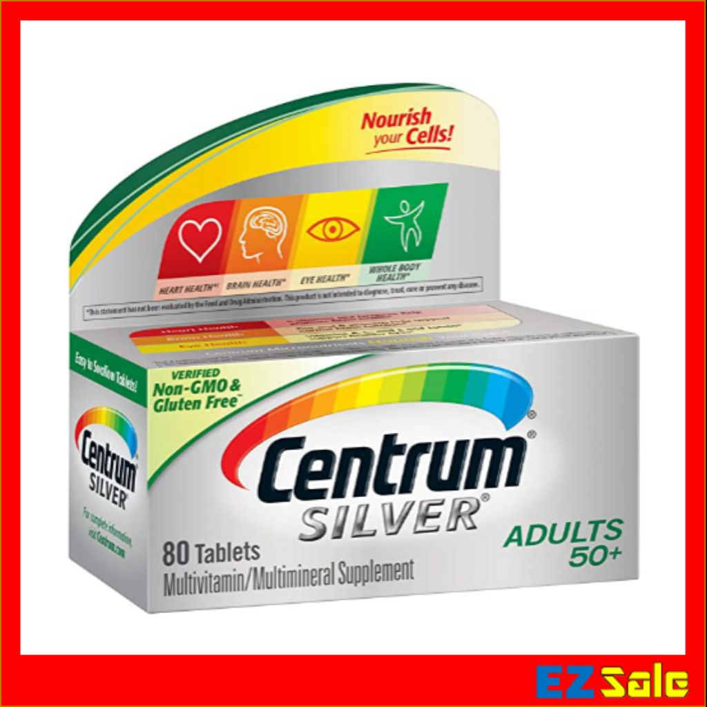 Centrum Silver Multivitamin for Adults 50 Plus, Supplement ...