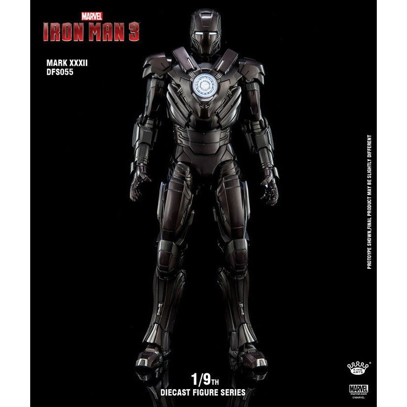 King Arts 1:9th DFS055 Iron Man MK32 