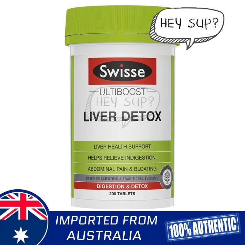 Swisse Ultiboost Liver Detox 200 Tablets Shopee Singapore