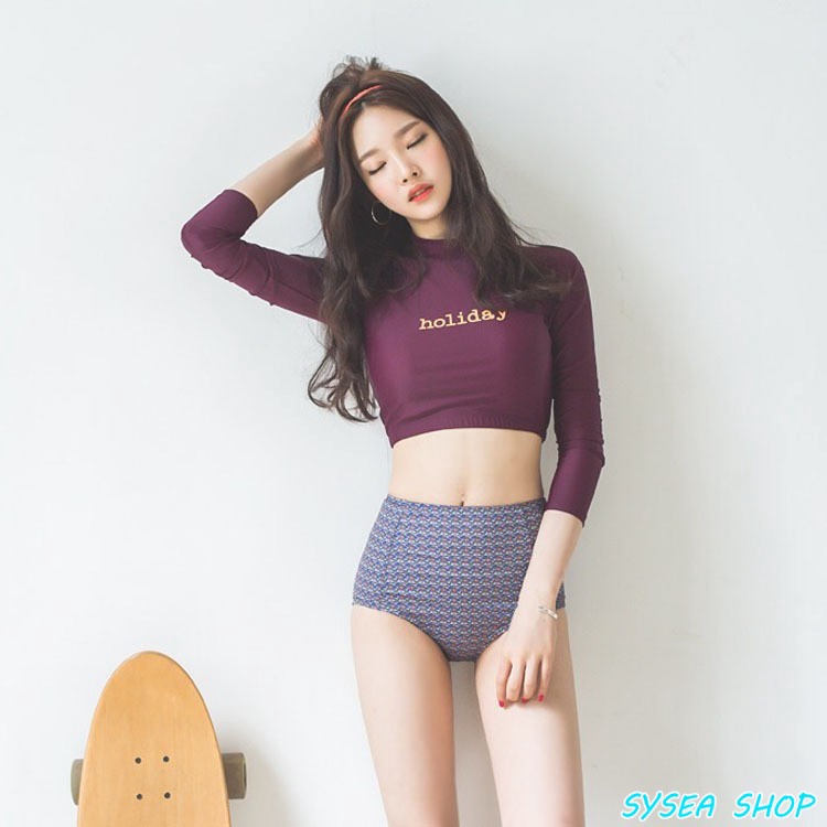 long sleeve swimming suit