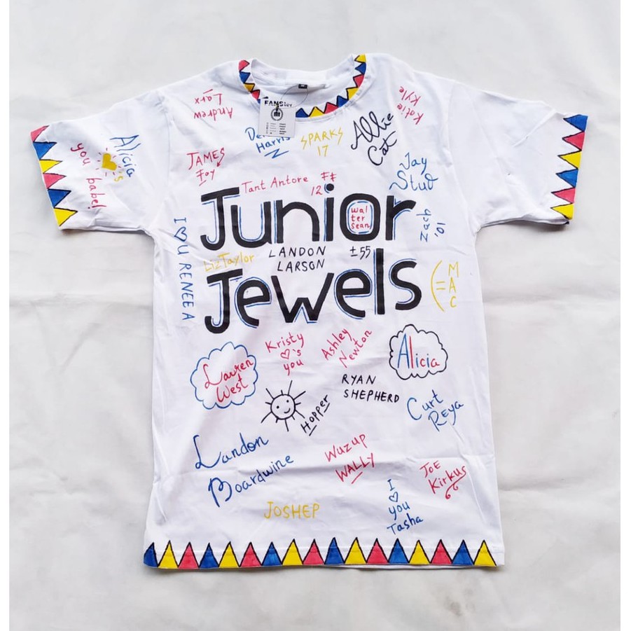 Taylor Swift Junior Jewels Round Neck Size S-XXL Combed Cotton 20s T ...