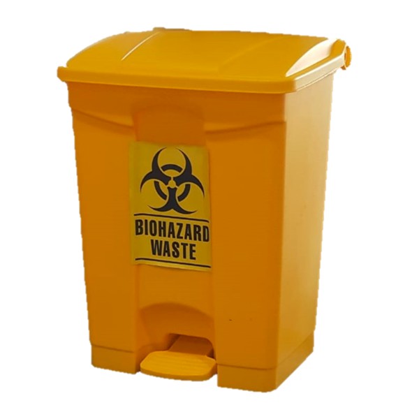 OTTO Biohazard Yellow Bin with Step Pedal 45L240L Shopee Singapore