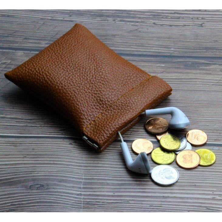 Image of Personalised Engraving Key/Coins Pouch. Christmas Gift #4