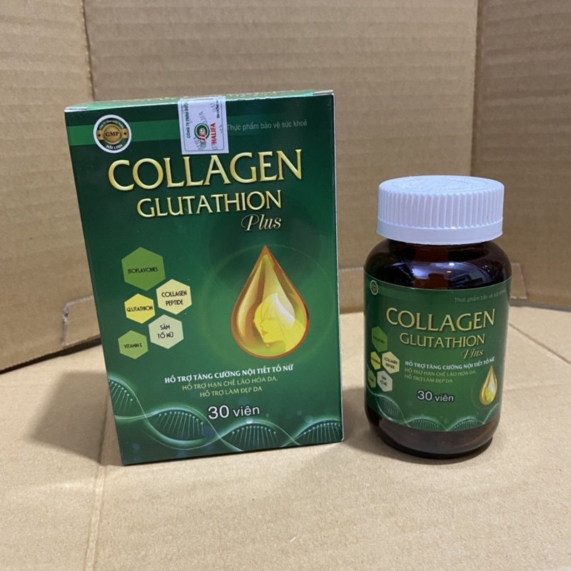 Collagen GLUTATHION PLUS Soy Hormonal Germ Pill Enhance Female